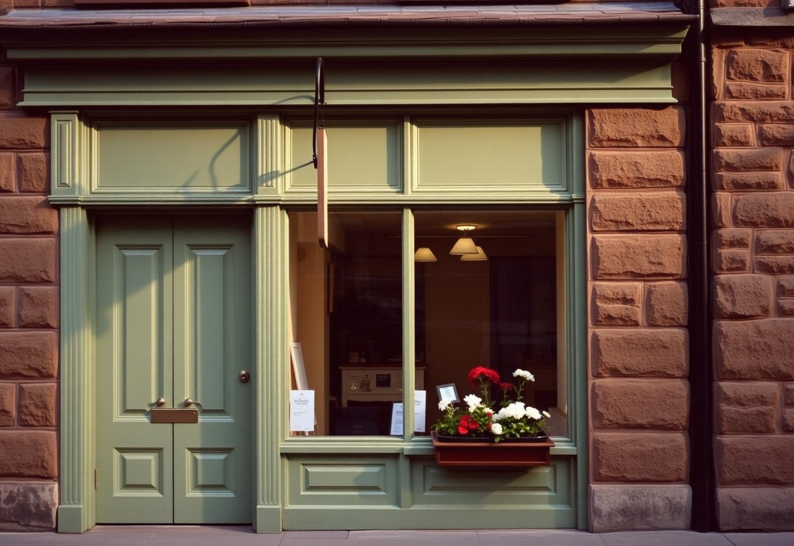 An independent shopfront on a quiet South Wales high street